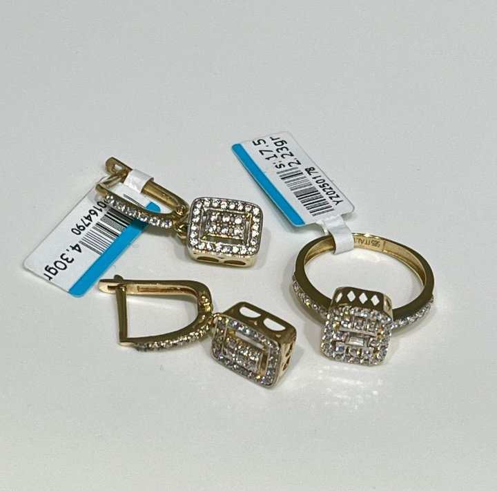 Exclusive Gold 5437785 вес 6.53 г золото, фианит купить,486200