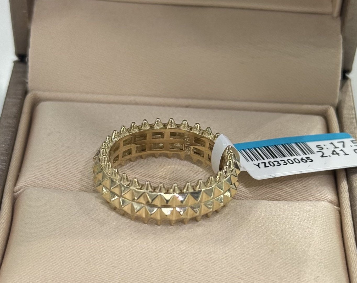Кольцо Exclusive Gold Aij314 размер 18 вес 2.41 г золото, без вставок купить,NaN