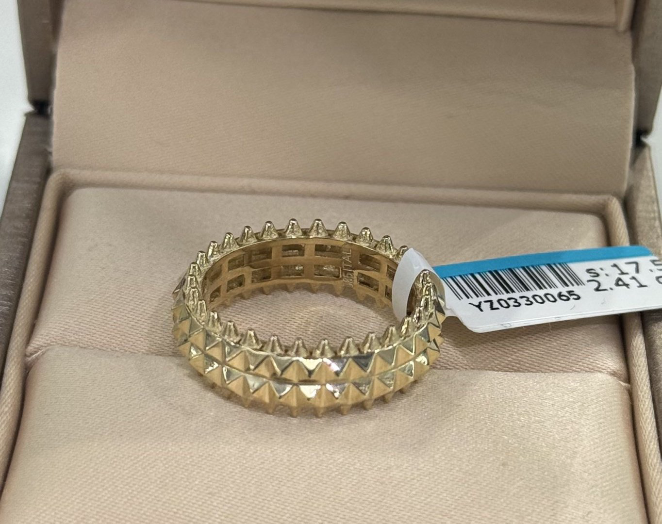 Кольцо Exclusive Gold Aij314 размер 18 вес 2.41 г золото, без вставок купить,NaN