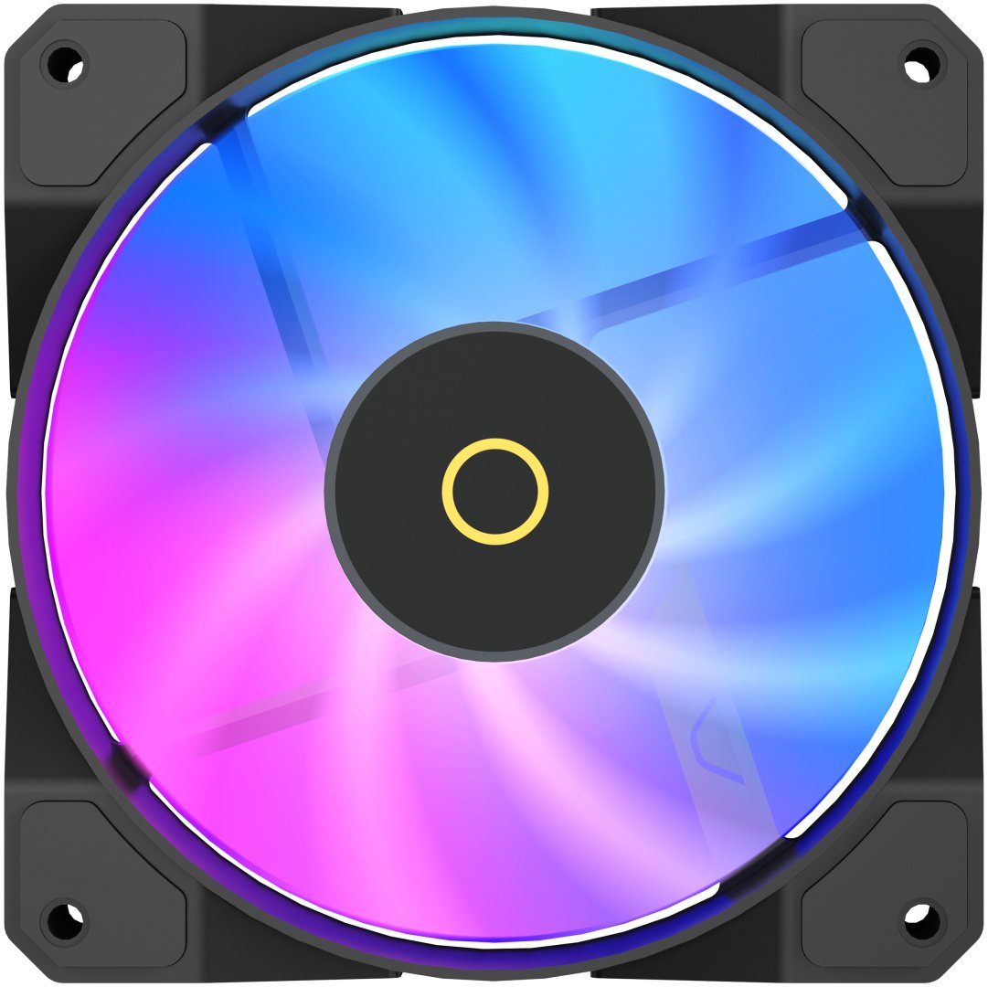 Кулер для корпуса Ocypus Beta F12 ARGB черный купить,1529