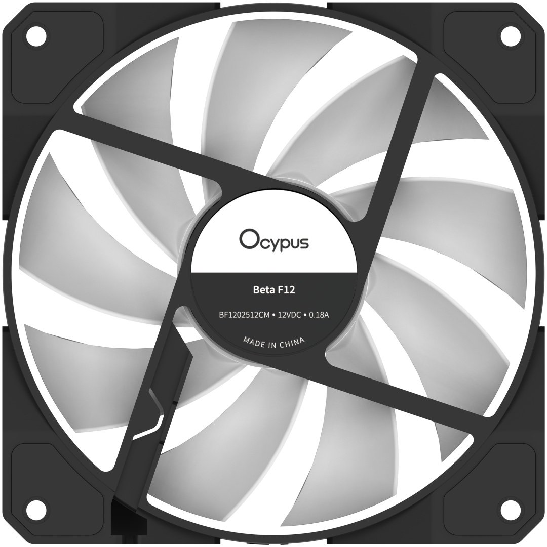 Кулер для корпуса Ocypus Beta F12 ARGB черный купить,1529