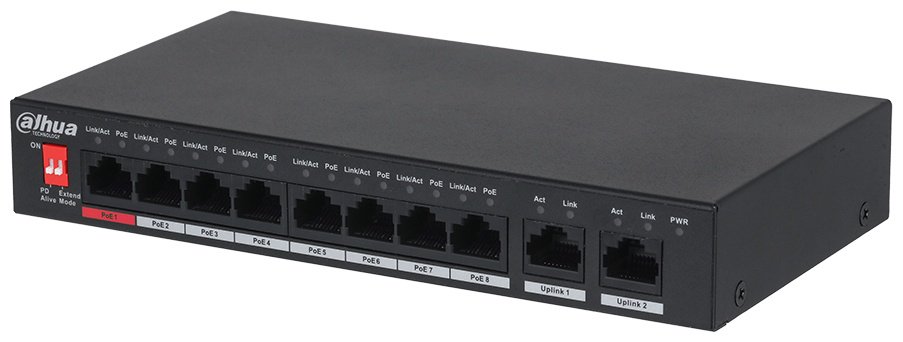 Коммутатор Dahua DH-S3010-8ET-95 купить,18530