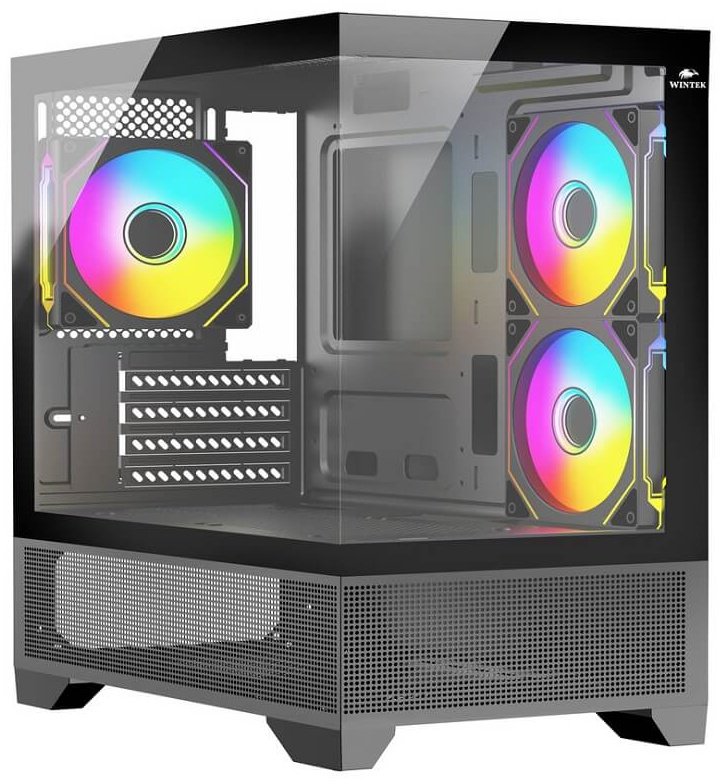 Корпус Wintek Crystal 395-B TG черный