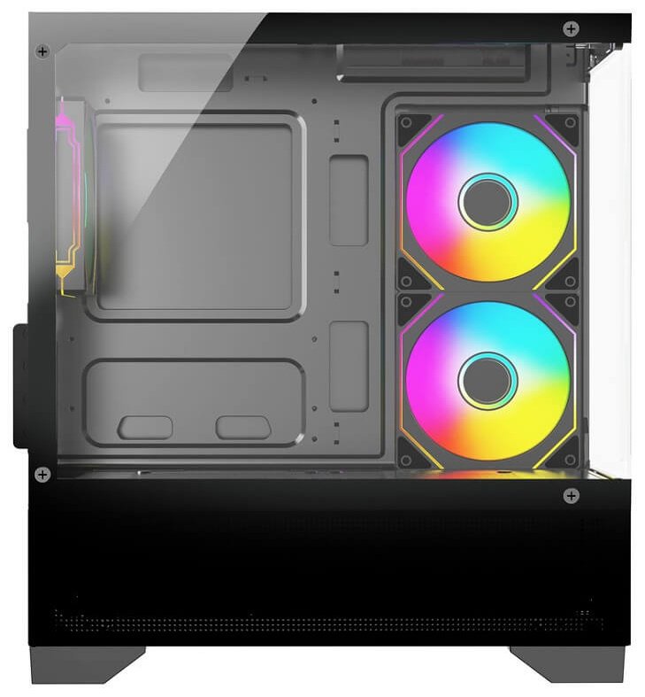 Корпус Wintek Crystal 395-B TG черный