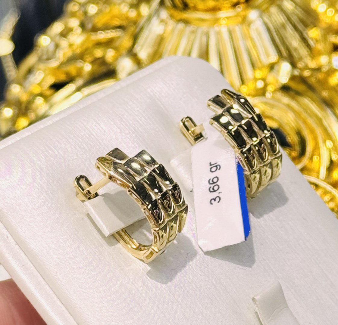 Серьги Exclusive Gold Aij233 вес 3.66 г золото, без вставок купить,NaN
