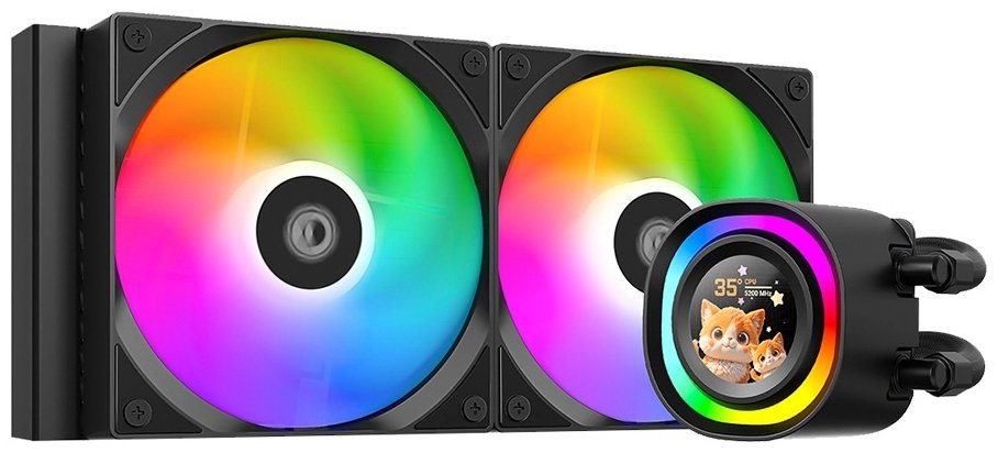 Система охлаждения ID-COOLING ID-CPU-FX240 LCD черный