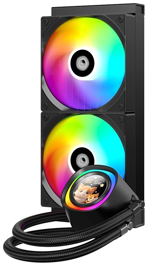 Система охлаждения ID-COOLING ID-CPU-FX240 LCD черный