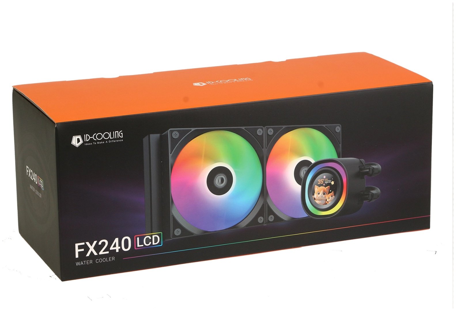 Система охлаждения ID-COOLING ID-CPU-FX240 LCD черный