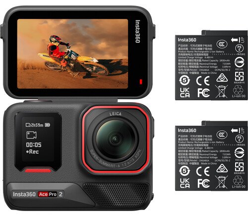Экшн-камера Insta360 Ace Pro 2 Action Camera Battery Bundle - ForteMarket Экшн-камера Insta360 Ace Pro 2 Action Camera Battery Bundle купить,231215