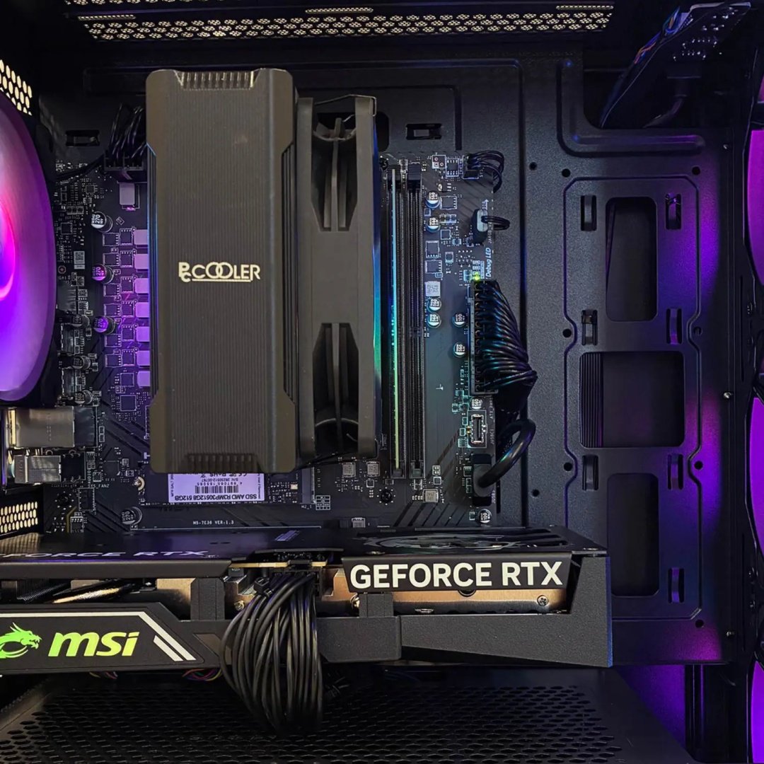 Игровой системный блок NOMAD AMD Ryzen 5 5600X / NVIDIA GeForce RTX 5050 8 Гб / 16 Гб / SSD 512 Гб / ОС не установлена