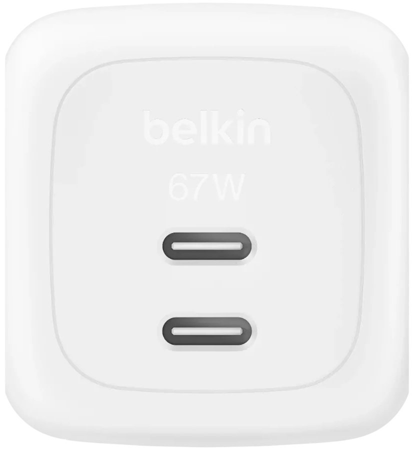 Зарядное устройство Belkin WCH020KQWH USB Type-C 67 Вт белый