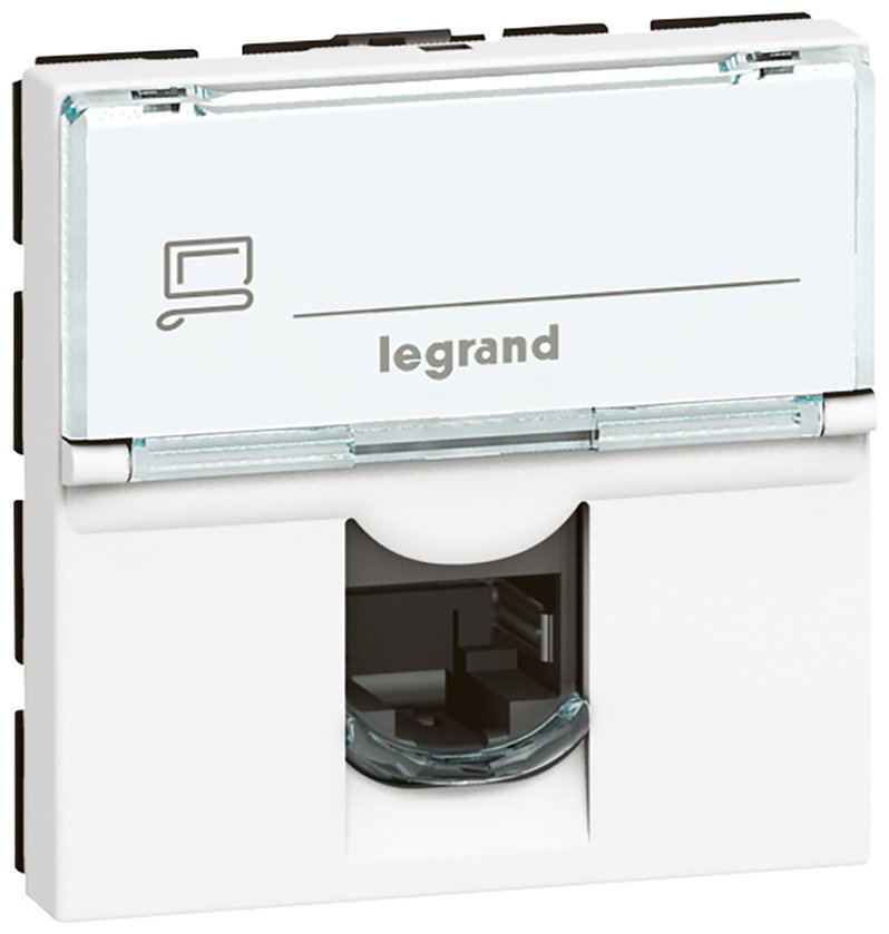 Legrand встраиваемая 076564, компьютерный (RJ45) цвет белый