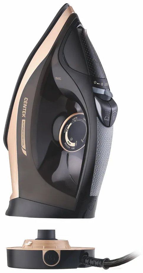 Утюг CENTEK CT-3303 черный, серый, золотистый - ForteMarket Утюг CENTEK CT-3303 черный, серый, золотистый купить,19804