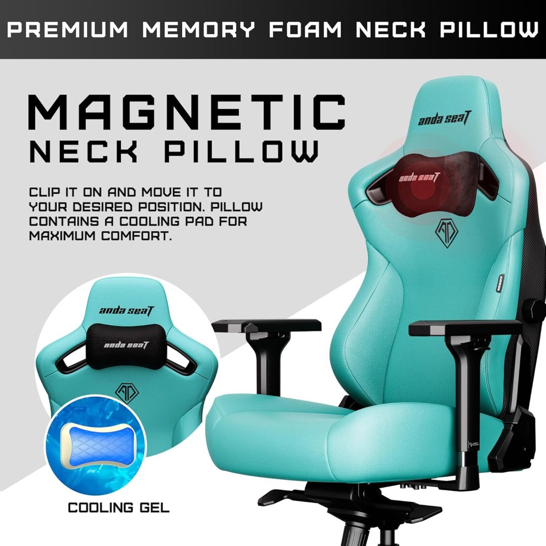 Игровое кресло AndaSeat Kaiser, бирюзовый