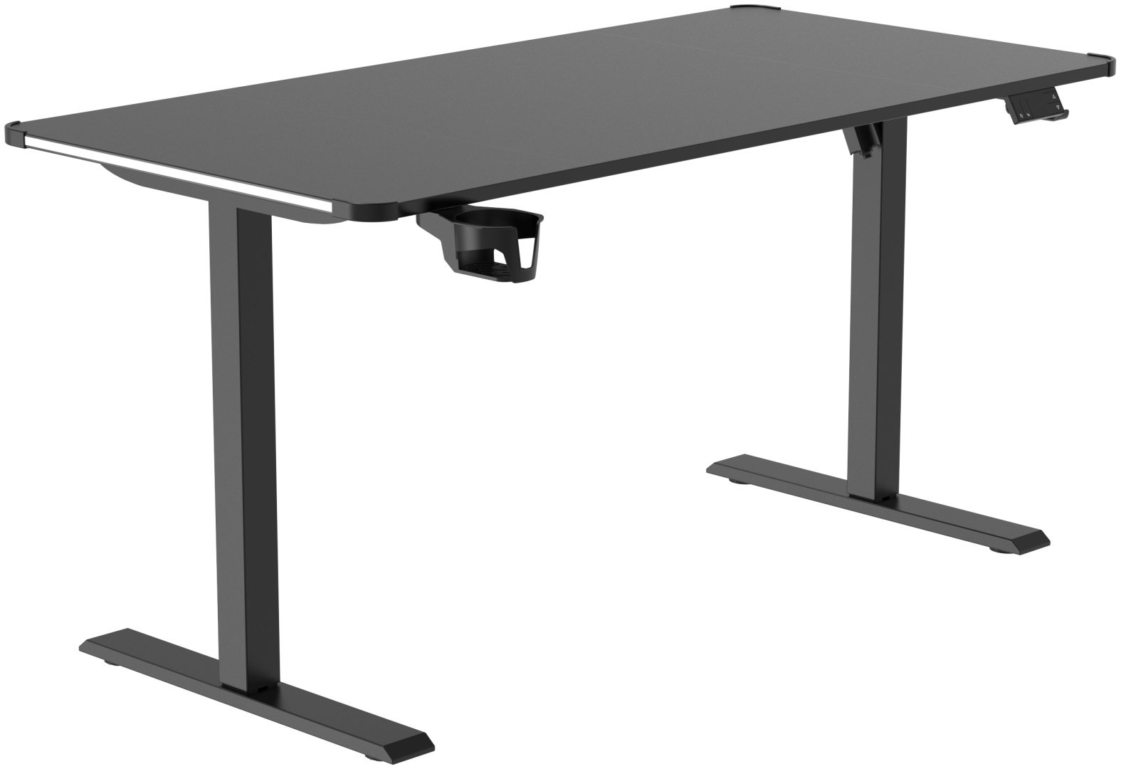 Стол компьютерный XG Cyber-Eclipse, 140х70x71 см, черный