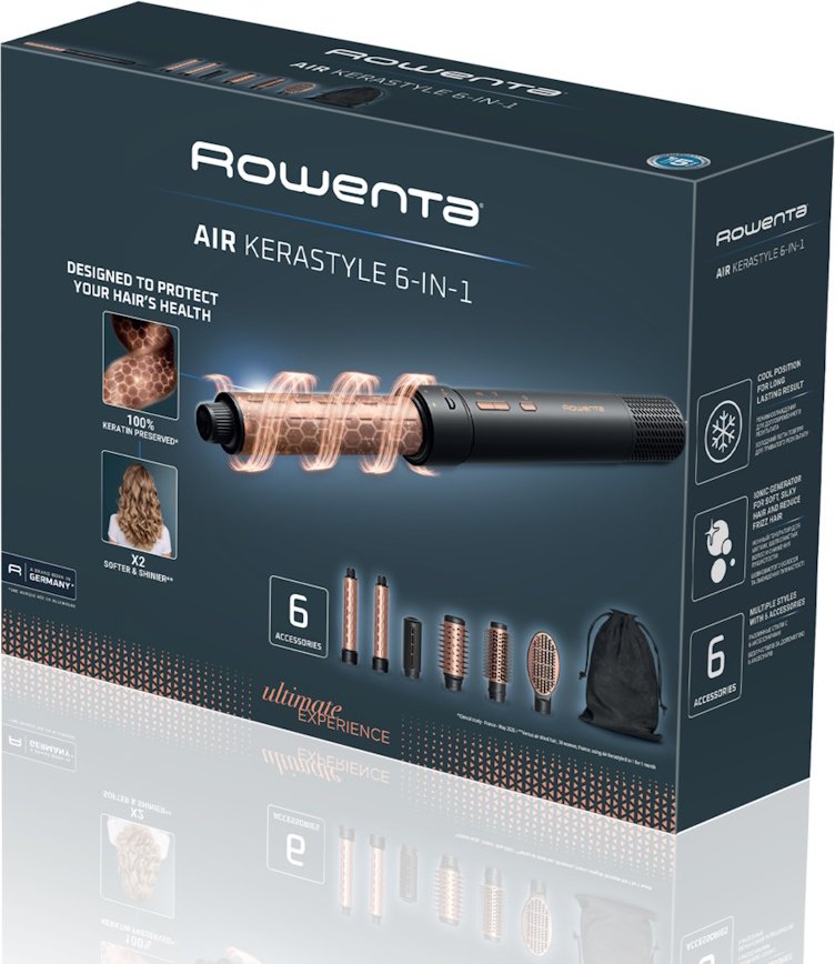 Rowenta Air KeraStyle UB9830E0 стайлер бронзовый, черный купить,69990