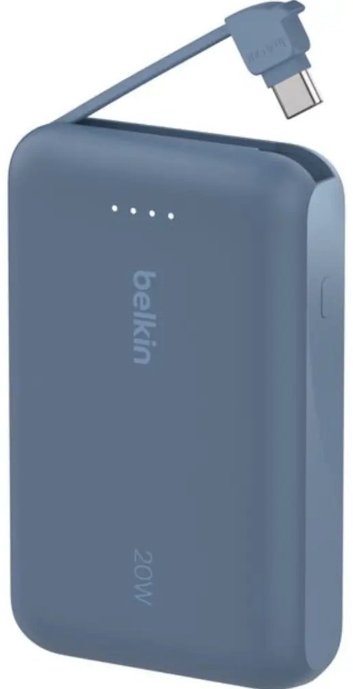 Внешний аккумулятор Belkin BPB021HQBL 10000 мАч 20 Вт голубой