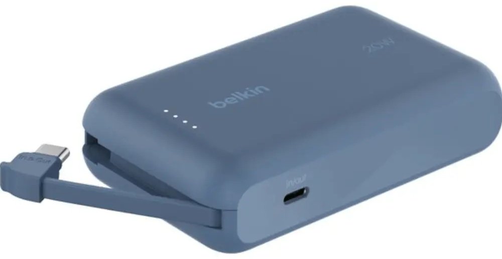 Внешний аккумулятор Belkin BPB021HQBL 10000 мАч 20 Вт голубой
