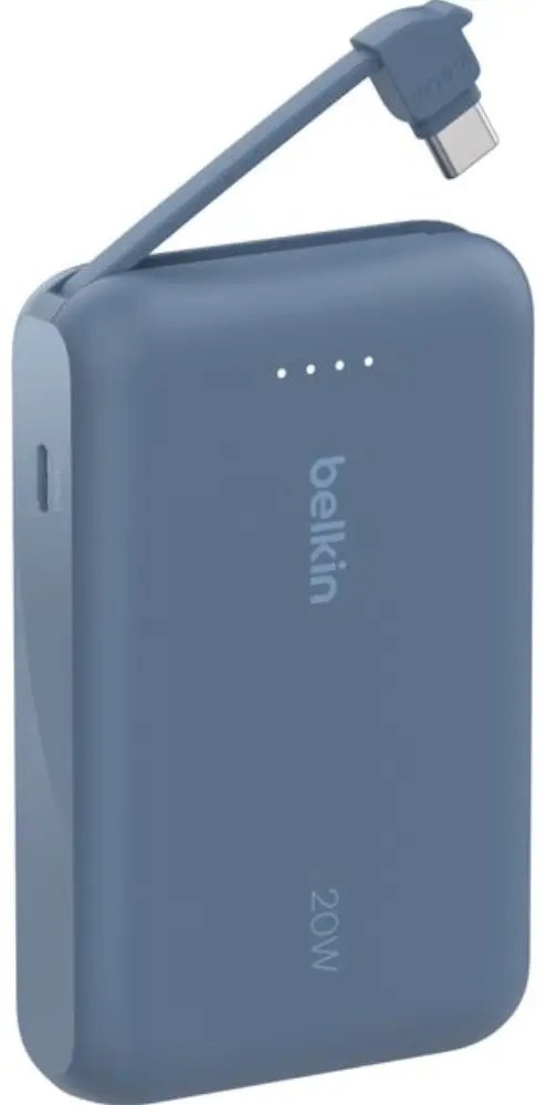 Внешний аккумулятор Belkin BPB021HQBL 10000 мАч 20 Вт голубой