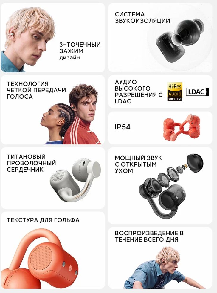 Наушники NOTHING CMF Clip Pro черный купить,54990