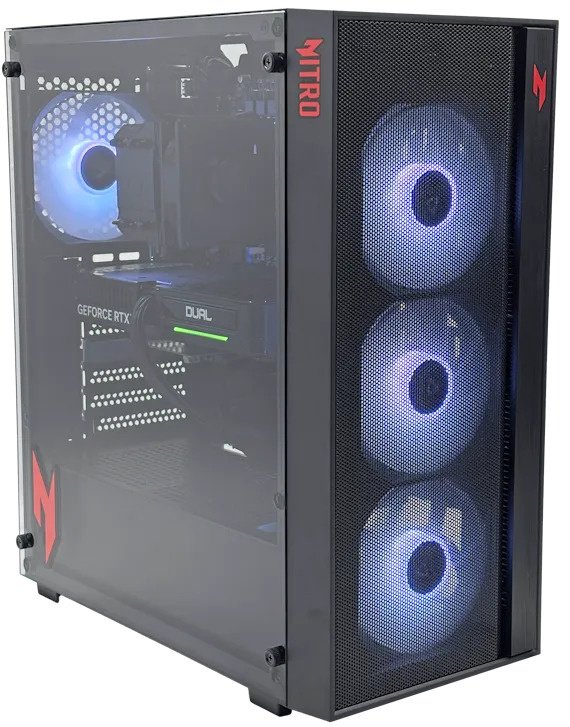 Игровой системный блок Acer Intel Core i5-14400F / NVIDIA Geforce RTX 5060 / 16 Гб / SSD 512 Гб / Win 11