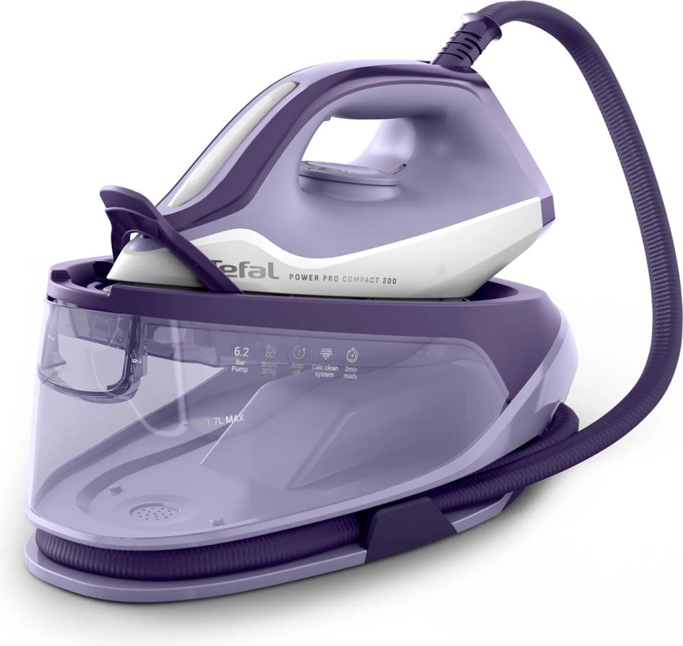 Парогенератор Tefal Power Pro Compact SV6211E0 фиолетовый, белый