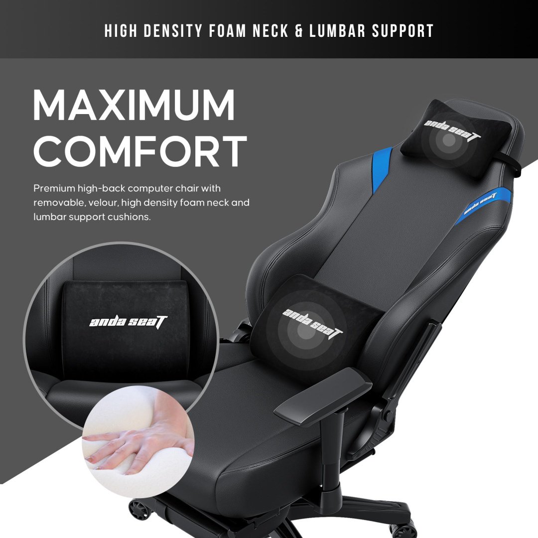 Игровое кресло AndaSeat Luna Pro, черный - ForteMarket Игровое кресло AndaSeat Luna Pro, черный купить,122990