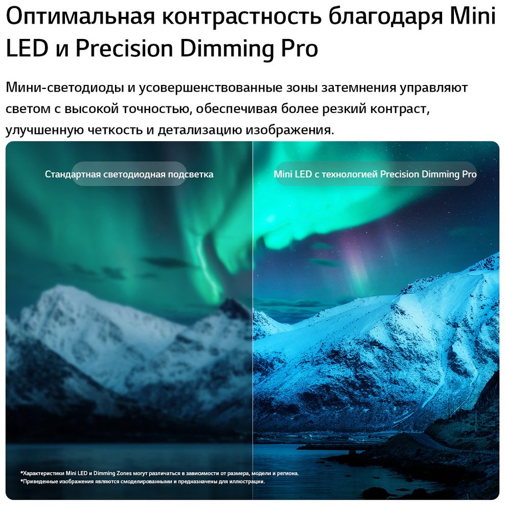 Телевизор LG 75QNED93B6A 191 см черный