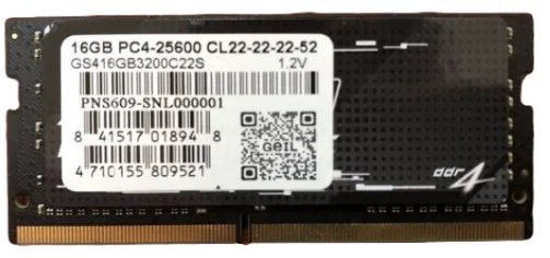 Оперативная память Geil GS416GB3200C22S 16 Гб купить,74445