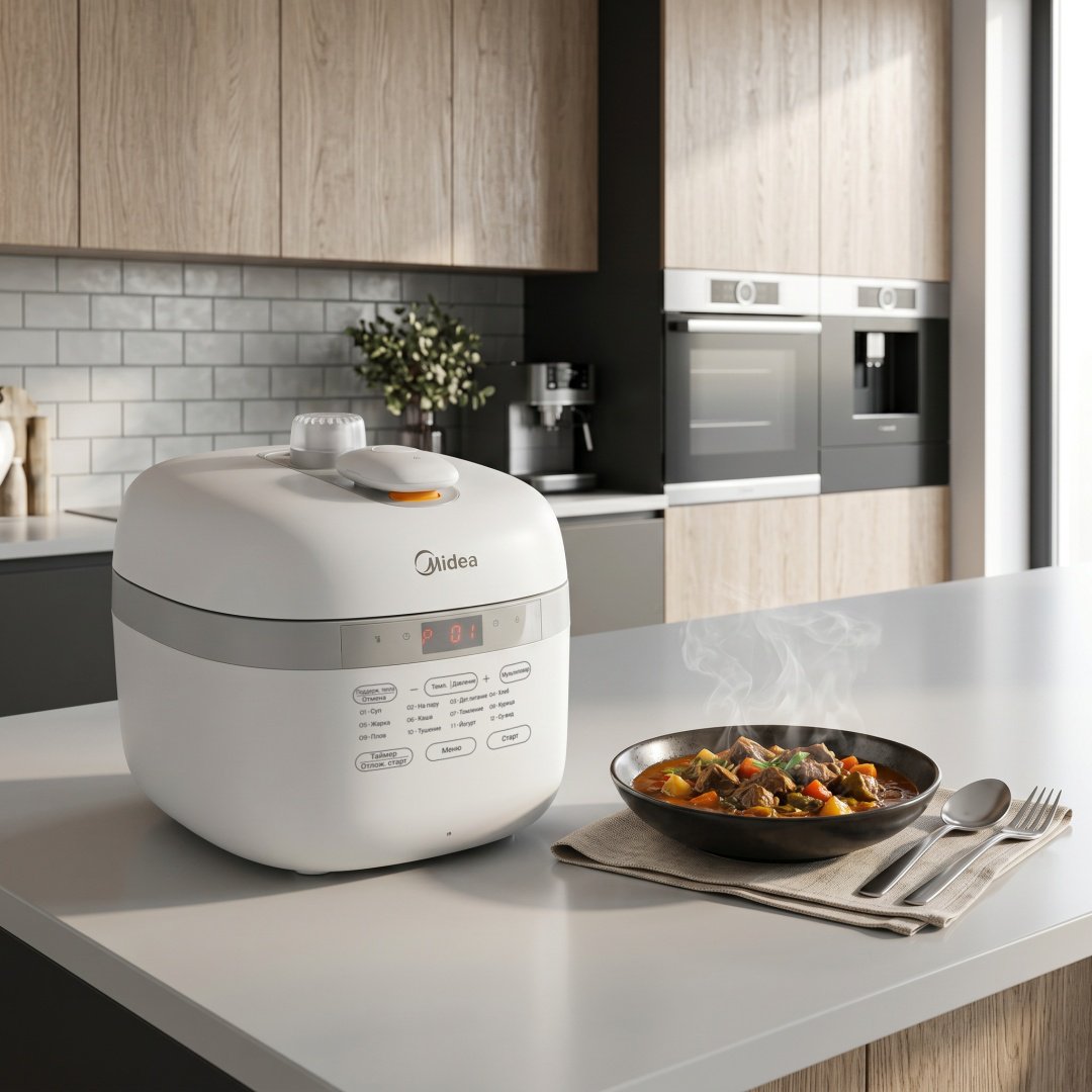 Скороварка/мультиварка Midea MY-YL50E505 молочный