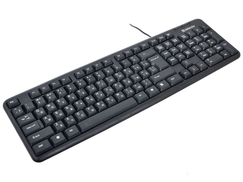 Клавиатура Defender Element HB-520 KZ черная - ForteMarket Клавиатура Defender Element HB-520 KZ черная купить,0