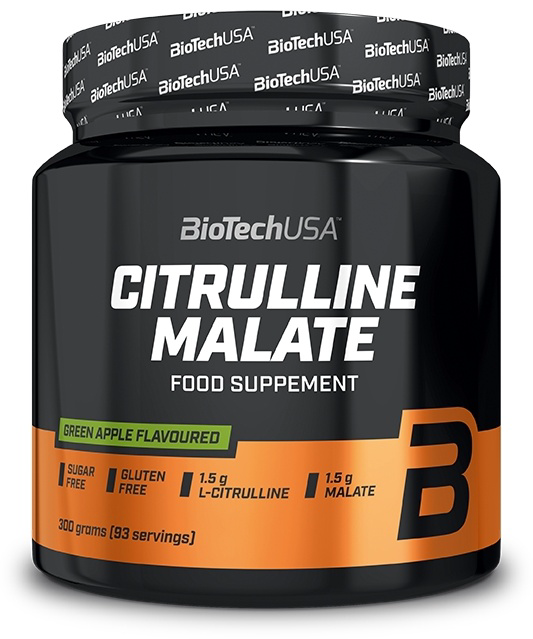 Предтренировочный комплекс BioTech USA Citrulline Malate зеленое яблоко 300гр купить,14990