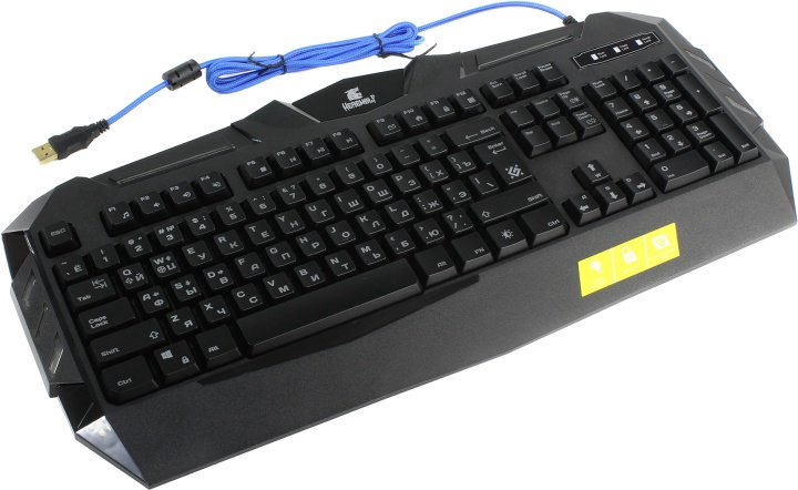 Клавиатура Defender Werewolf GK-120DL RU черная купить,0