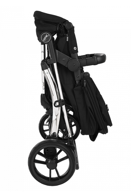 Коляска трансформер Pituso Mikki G16 black chrome PU купить,NaN