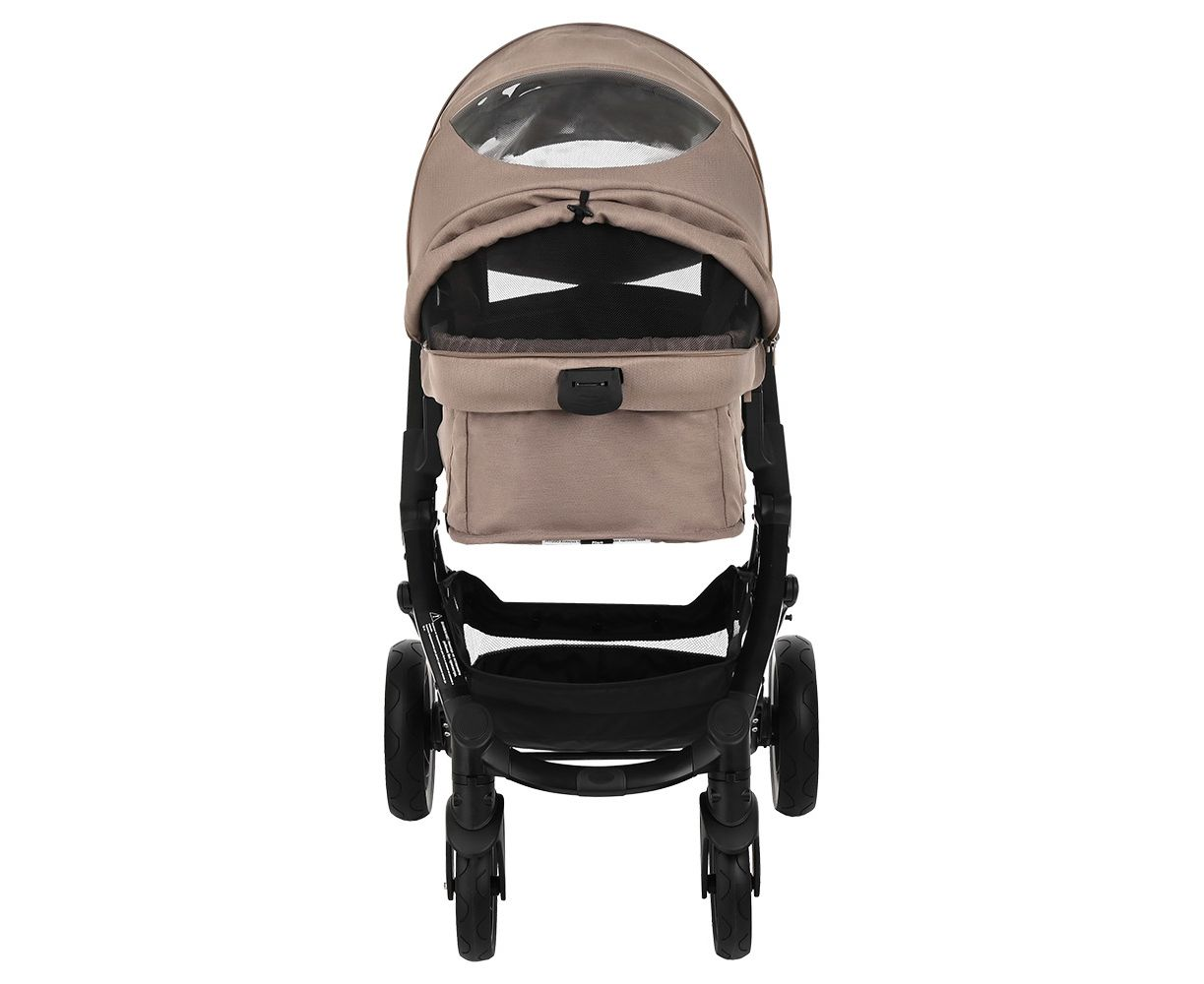 Коляска трансформер Pituso Mikki G16 cappuccino black PU купить,NaN