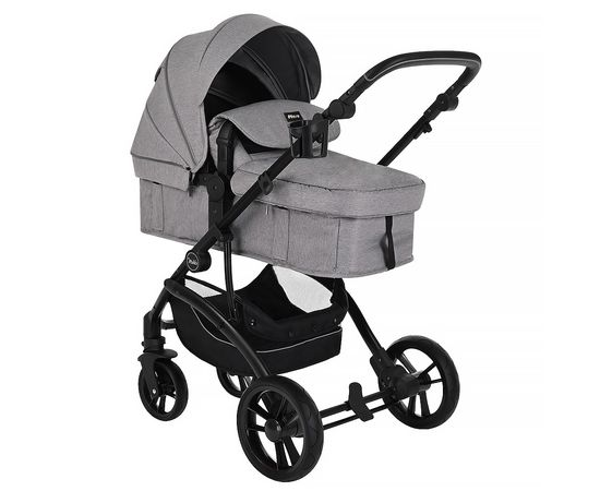 Коляска трансформер Pituso Mikki G16 grey black PU купить,NaN