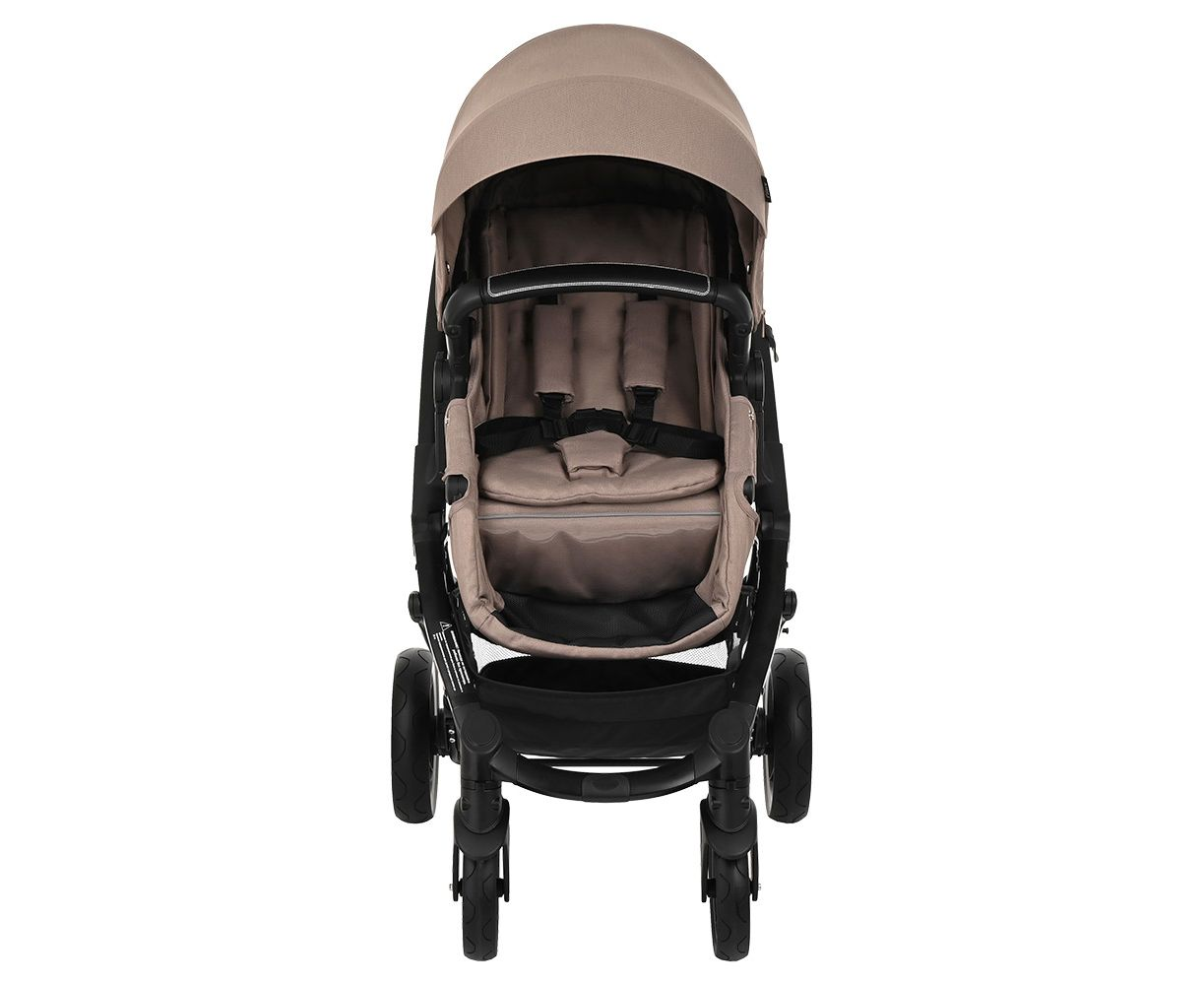 Коляска трансформер Pituso Mikki G16 cappuccino black PU купить,NaN