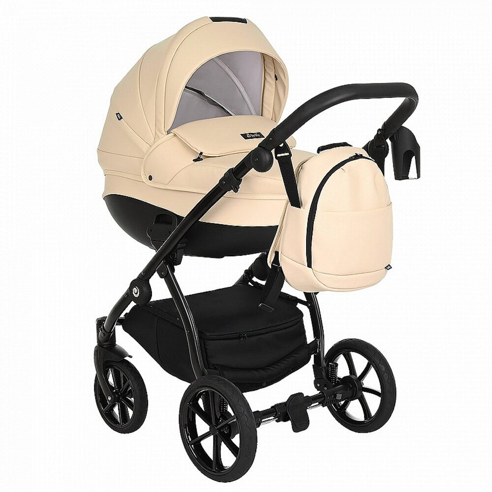  Коляска 2 в 1 Tutis Nanni leather beige купить,NaN