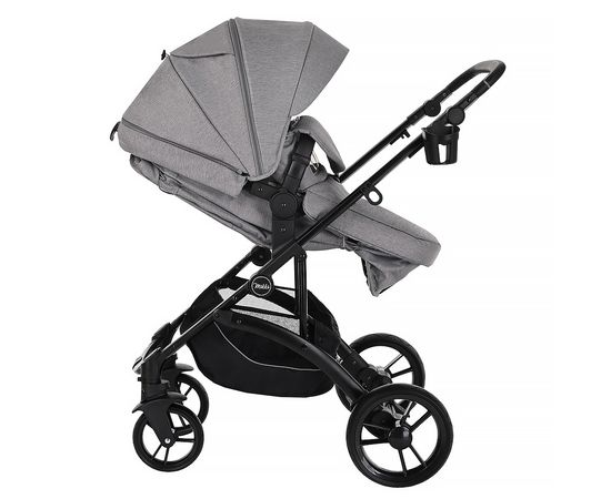 Коляска трансформер Pituso Mikki G16 grey black PU купить,NaN
