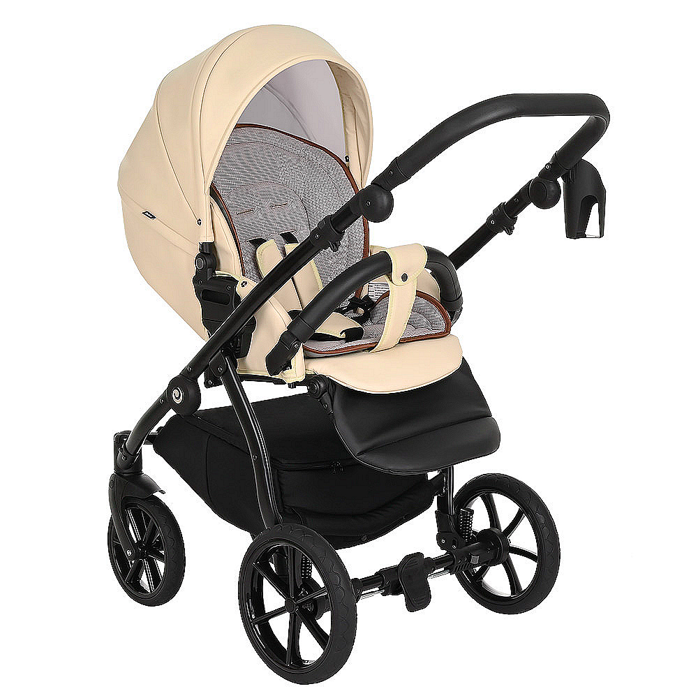  Коляска 2 в 1 Tutis Nanni leather beige купить,NaN