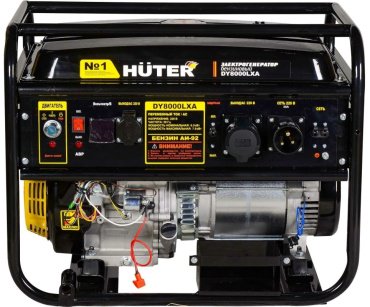 Электростанция бензиновая Huter DY8000LXA