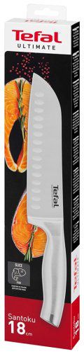 Tefal сантоку K1700674, лезвие: нержавеющая сталь 1 шт купить,NaN