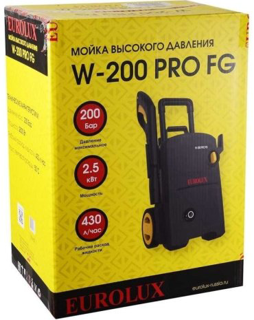 Мойка высокого давления Eurolux W-200 PRO FG 70/8/59, 200 бар купить,NaN