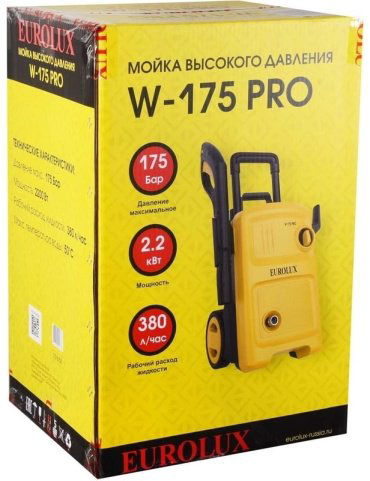 Мойка высокого давления Eurolux W-175 PRO 70/8/58, 175 бар купить,NaN