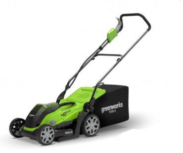 Газонокосилка Greenworks колесная G40LM35K4 купить,NaN
