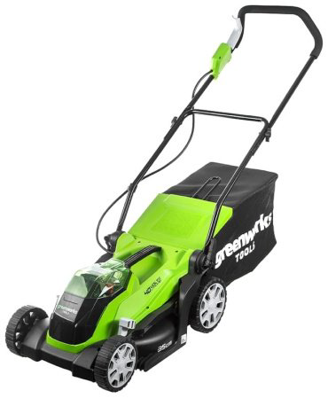 Газонокосилка Greenworks колесная G40LM35K4 купить,NaN