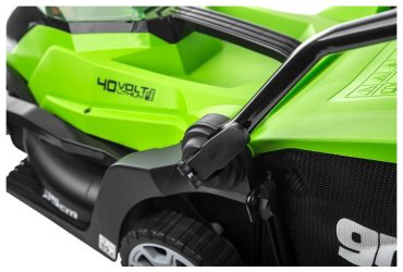 Газонокосилка Greenworks колесная G40LM35K4 купить,NaN