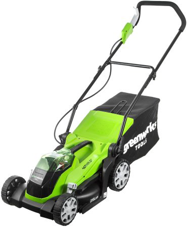 Газонокосилка Greenworks колесная G40LM35 2501907 купить,NaN