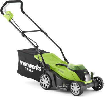 Газонокосилка Greenworks колесная G40LM35 2501907 купить,NaN