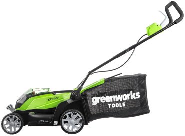 Газонокосилка Greenworks колесная G40LM35 2501907 - ForteMarket Газонокосилка Greenworks колесная G40LM35 2501907 купить,0